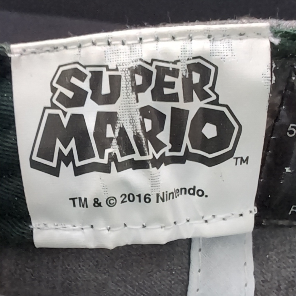 Yoshi Gray / Green Super Mario Bros.Flat Bill, Snapback Hat. - Picture 6 of 8
